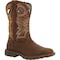 Rocky Waterproof Western Boot, 8.5 M, Leather, 11 in H, Brown RKW0355 - alternate 1
